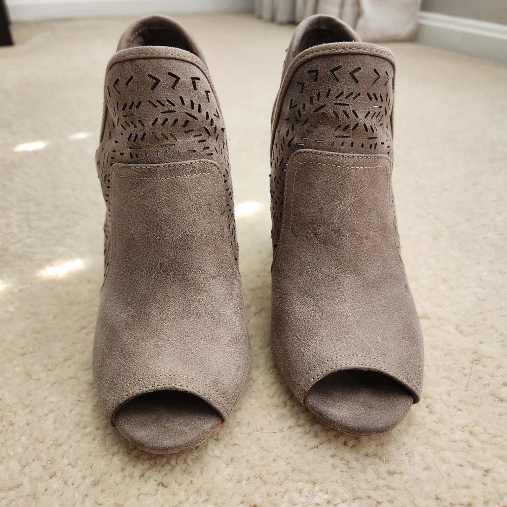 Fergalicious Peep Toe Booties - image 1